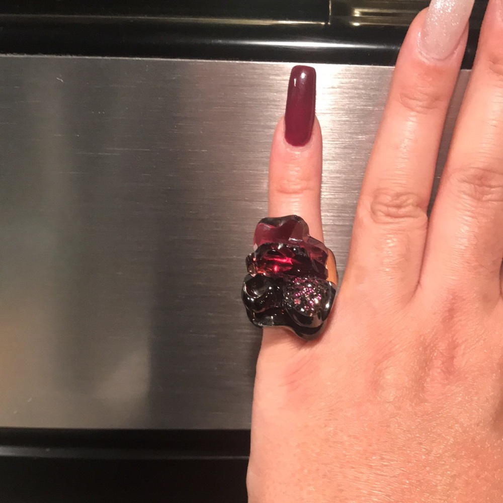 Authentic Swarovski statement ring size 55